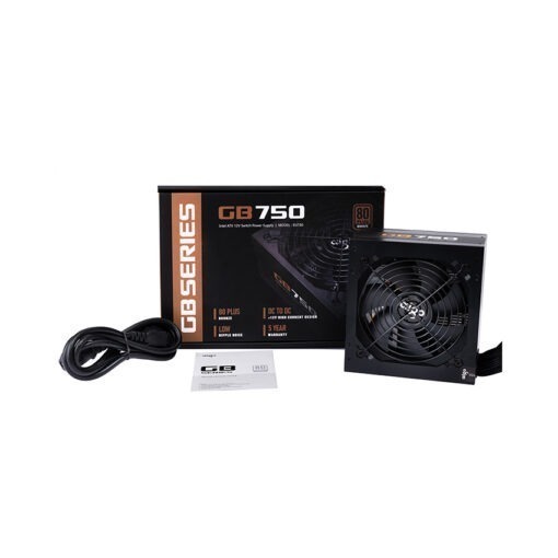Nguồn máy tính AIGO GB750 – 750W (80 Plus Bronze/Màu Đen)
