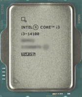 CPU Intel Core i3 14100 (Intel LGA1700 - 4 Core - 8 Thread - Base 3.5Ghz - Turbo 4.7Ghz - Cache 12MB) (Tray NK chưa kèm tản nhiệt)